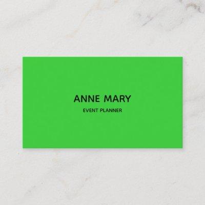 Lime Green Professional Modern Colorful Event Plan