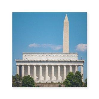 Lincoln Memorial and Washington Monument Square