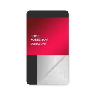 Linen Colorful Red Gray Rounded