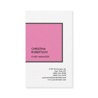 Linen Feminine Pink Grey White Modern Professional