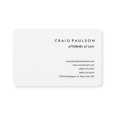 Linen Modern Elegant Plain Professional Minimalist