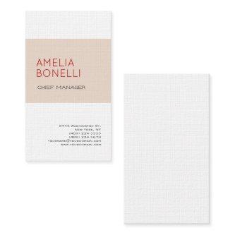 Linen Modern Minimalist Professional Plain
