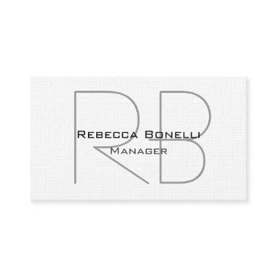 Linen Monogram Manager