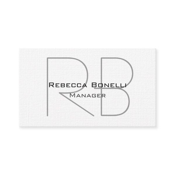 Linen Monogram Manager