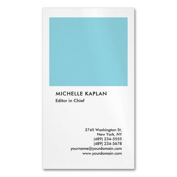 Linen Professional Exclusive Special Blue White  Magnet