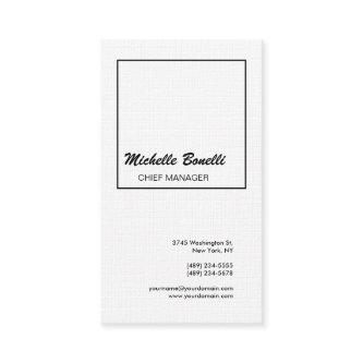 Linen Professional Minimalist Black White Modern