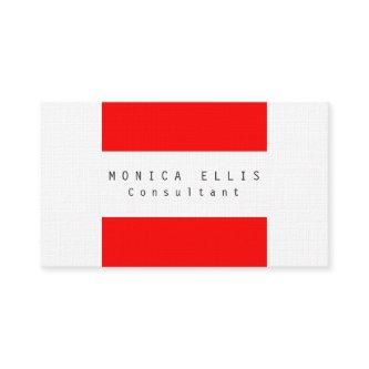Linen Red Stripes Original Clean Professional