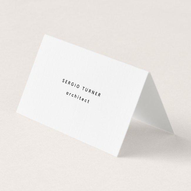 Linen Trendy Minimalist Professional