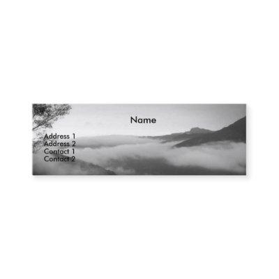 Lingering Clouds/Mountain Scenery in B&W Mini