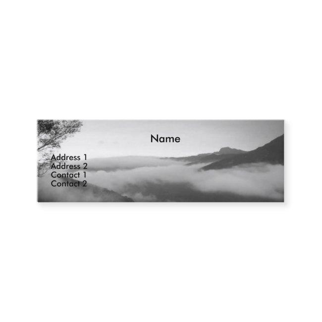 Lingering Clouds/Mountain Scenery in B&W Mini