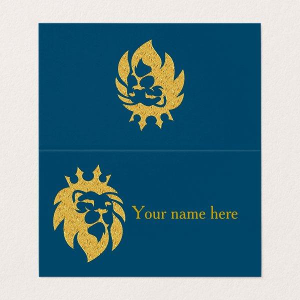 Lion With Crown - Gold Style 1