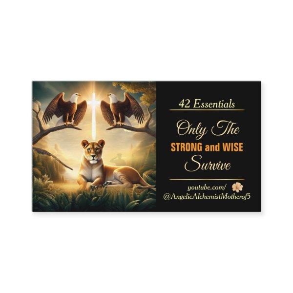 Lioness and Eagles Strong Saying