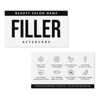 Lip Filler Botox Aftercare Instructions Editable