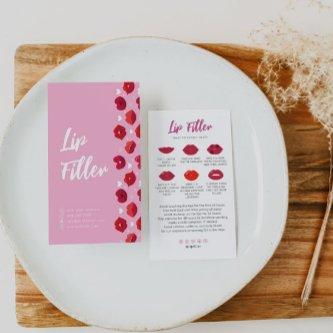 Lip Filler Lip Injections Aftercare Card Do Don't