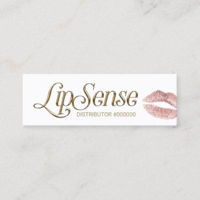 LipSense Distributor 3D Script Rose Gold Lips Mini