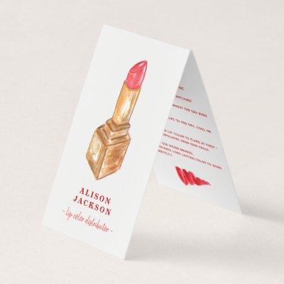 LipSense distributor watercolor red gold lipstick