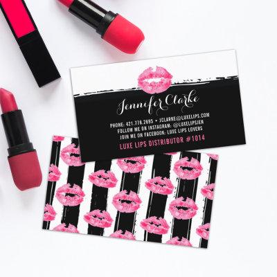 Lipstick Distributor Pink Lips Kiss Plain Back