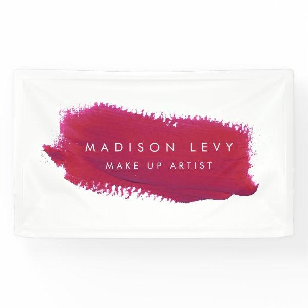 Lipstick Swatch Make Up Artist  Banner
