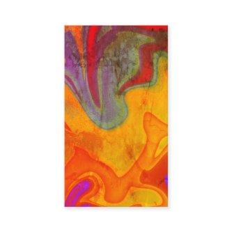 Liquid stone cave colorful abstract