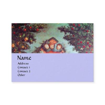 LITTLE ANGELS MONOGRAM antique blue red black