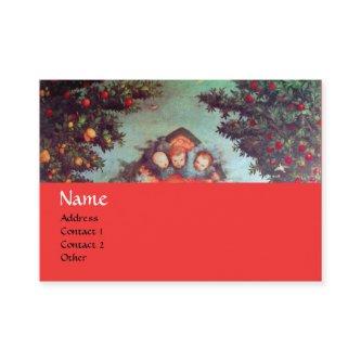 LITTLE ANGELS MONOGRAM antique blue red yellow
