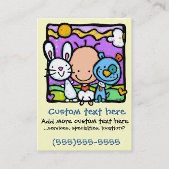 Little Baby and his/her Little Pets-Childcare card