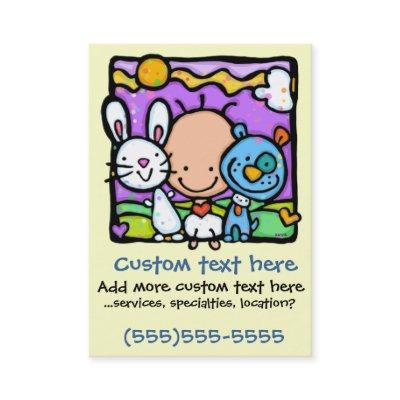 Little Baby and his/her Little Pets-Childcare card