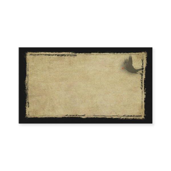 Little Black Crow- Prim Biz Cards