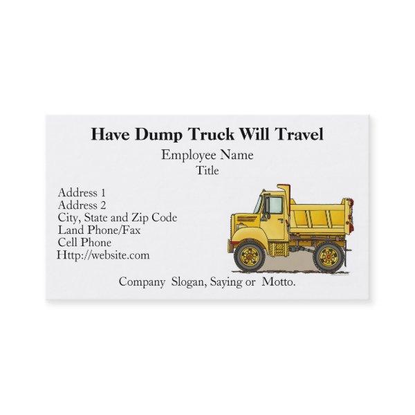 Little Dump Truck
