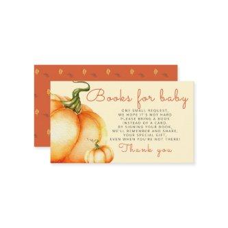 Little Pumpkin books for baby enclosure card