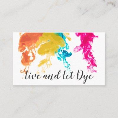 Live and Let Dye - Swirling Dye Colors