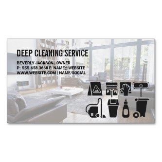 Living Room | Cleaning Supplies  Magnet