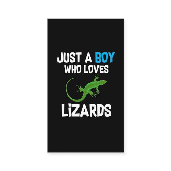 Lizard loving Boy Reptile Animal Pet Fan