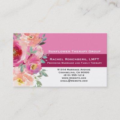 LMFT Licensed Marriage and Family Therapist Pink