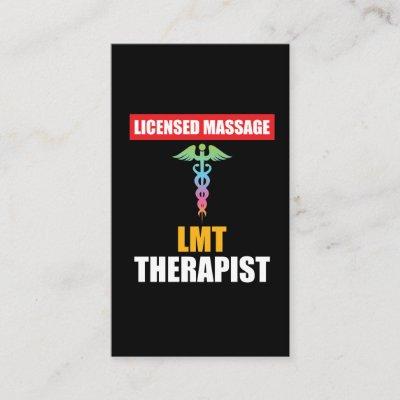 LMT Licensed Massage Therapist Caduceus