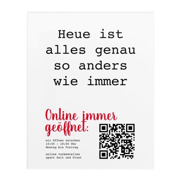 Load plate QR+Code | house of cards Acrylic Print