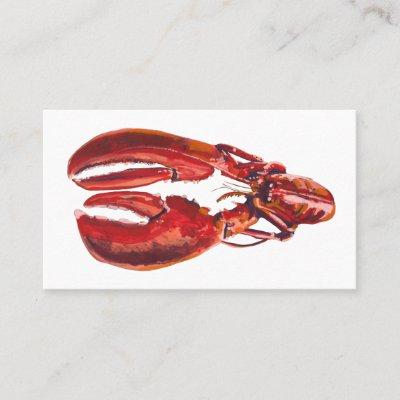 Lobster Red Watercolor