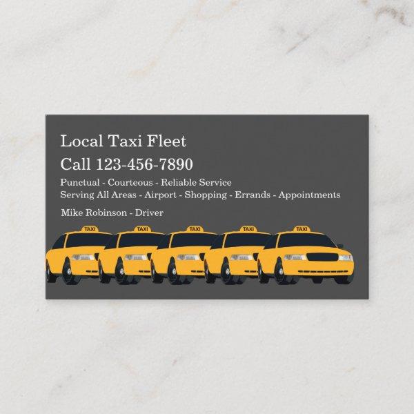 Local Taxicab Fleet Cab Driver