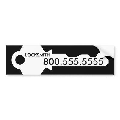 LOCKSMITH BUMPER STICKER