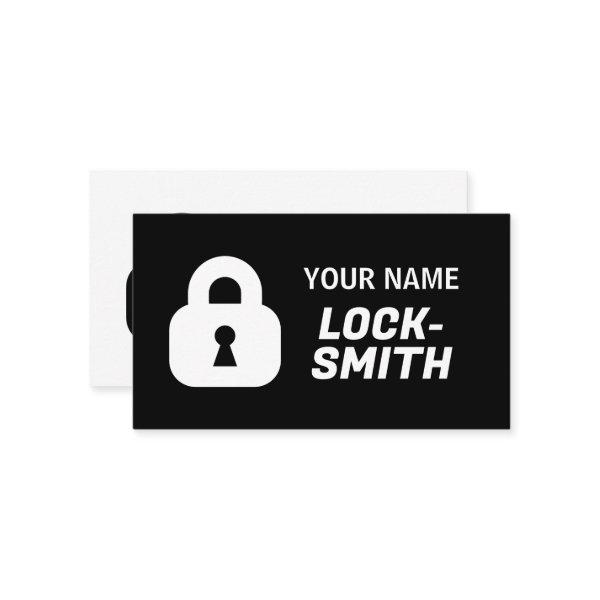 Locksmith  template with padlock logo