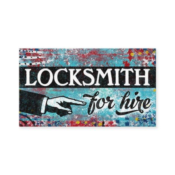 Locksmith For Hire  - Blue Red