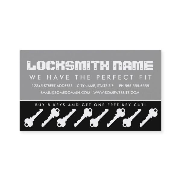locksmith punch card