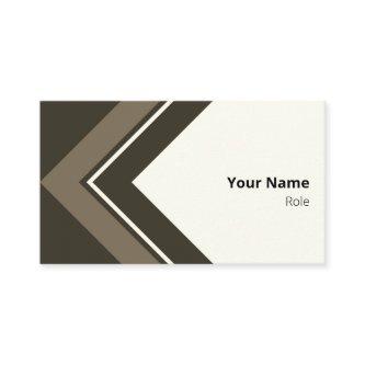 Logical Light Brown Retro Arrow