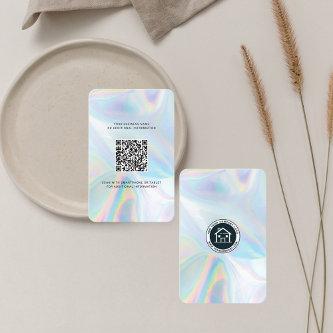 Logo and QR Code DIY Holographic Custom