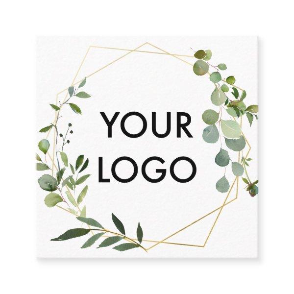Logo Botanical Greenery Eucalyptus Square Square