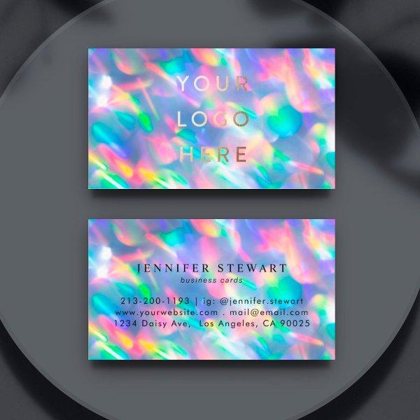 Logo Holographic Iridescent Ultra Modern