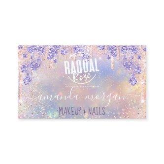 Logo Lash Hair Makeup Rose Pink Holograph