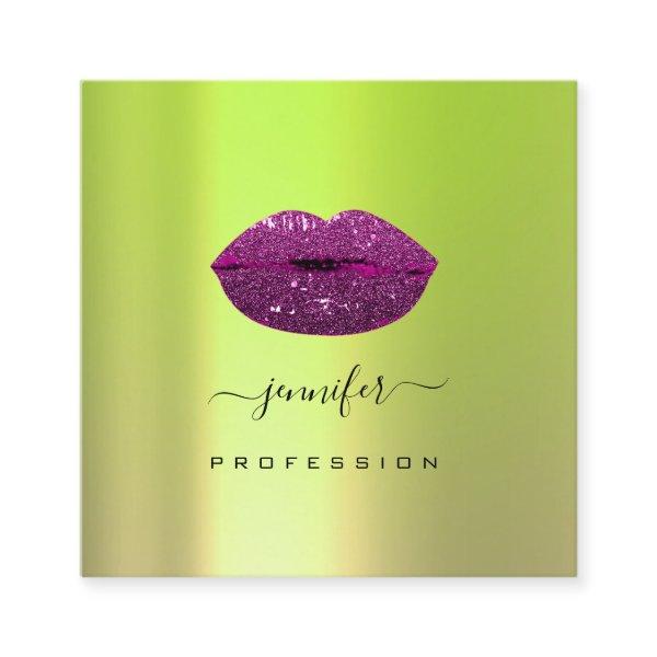 Logo lIps Greenery Violet Professional Makeup Square