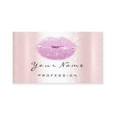 Logo Makeup Artist Professional Lips Kiss Glitter