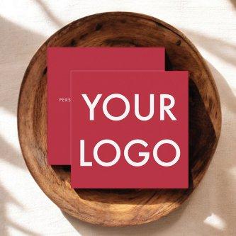 Logo Minimalist Modern Red Square
